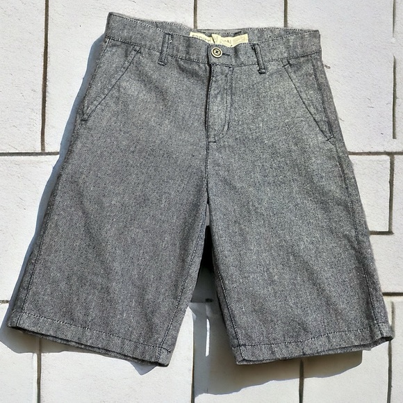 Distortion Boys Dark Slate Blue Dress Shorts Size 10 - Picture 1 of 5